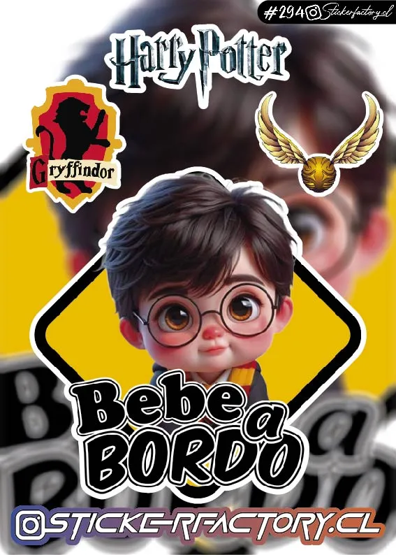 Stickers Bebé a bordo #294