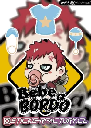Stickers Bebé a bordo #298