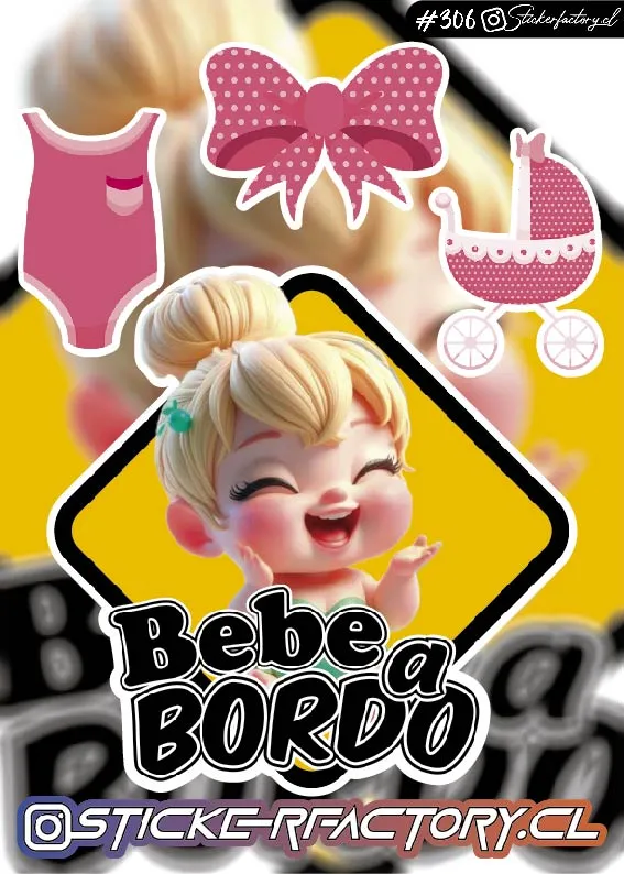 Stickers Bebé a bordo #306