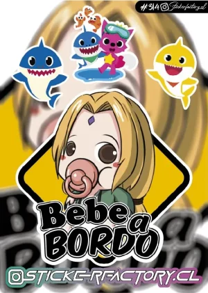 Stickers Bebé a bordo #314
