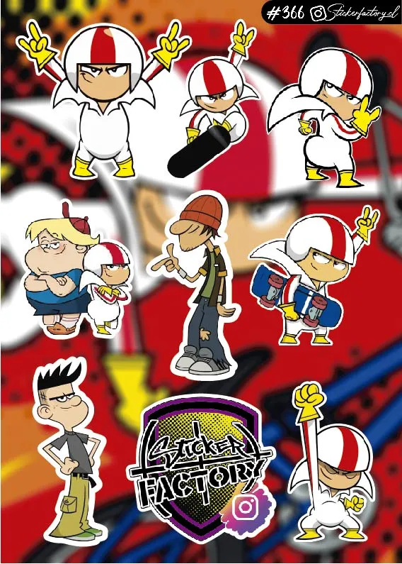 Stickers Kick Buttowski #366