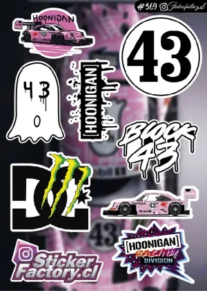 Stickers Marcas Autos #369 | Block 43 | Dc Shoes