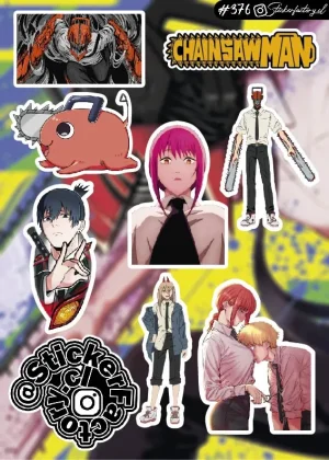 Stickers Chainsaw Man #376