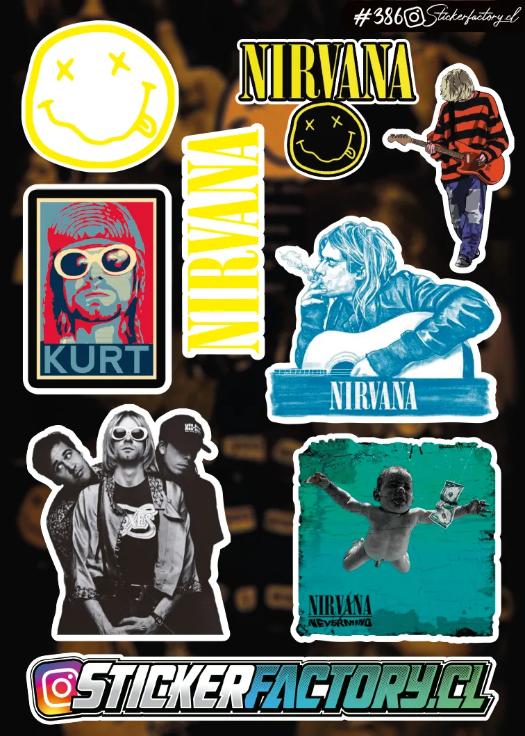 Stickers NIRVANA #386