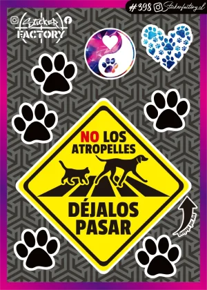 Stickers FRENO POR LOS ANIMALES #398