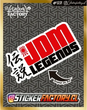 Sticker JDM LEGENDS #1221