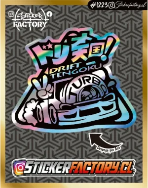 Sticker DRIFT TENGOKU TURBO #1223