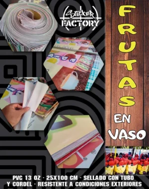 PENDON | FRUTAS EN VASO #PV166