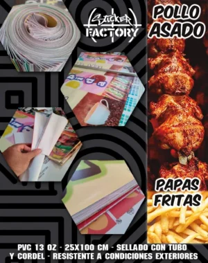 PENDON | POLLO ASADO - PAPAS FRITAS #PV225