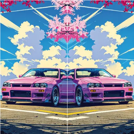 Pilares - Nissan Skyline GT-R R34 P#024